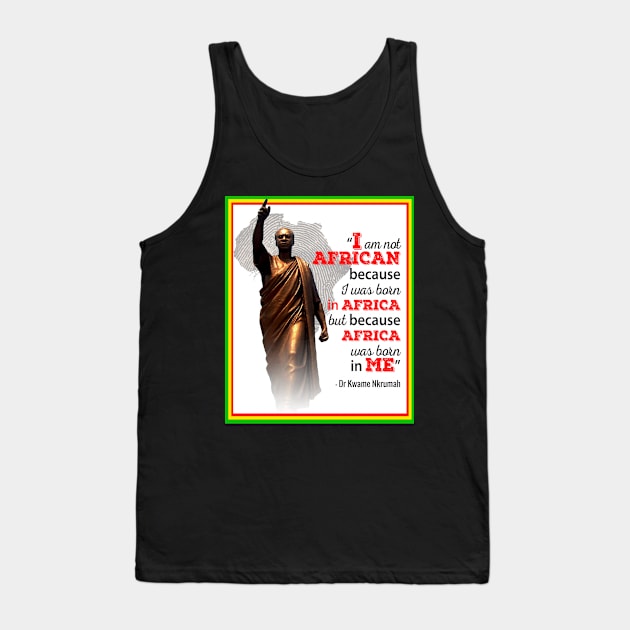 Kwame Nkrumah Tank Top by ArtisticFloetry